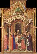 Ambrogio Lorenzetti The Presentation in the Temple oil on canvas